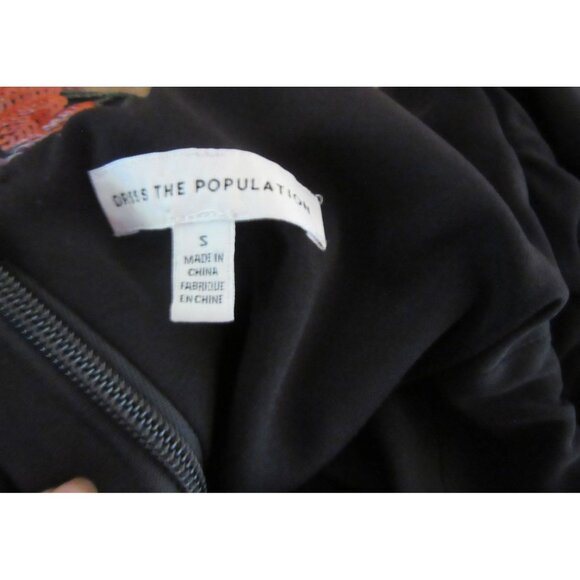 Dress The Population Hazel Floral Sequin Bodycon Dress S - Picture 7 of 12